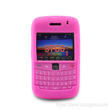 Silicone Case for RIM's BlackBerry 9700, with Silicone Keyboard, Available in Various Colors